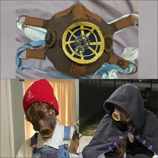 Craft foam gas mask