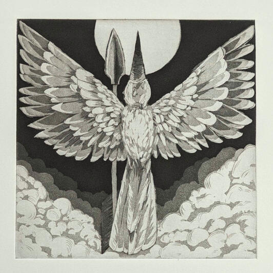 Flight III, copper plate etching