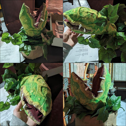 Puppet of Audrey Two from Little Shop of Horrors