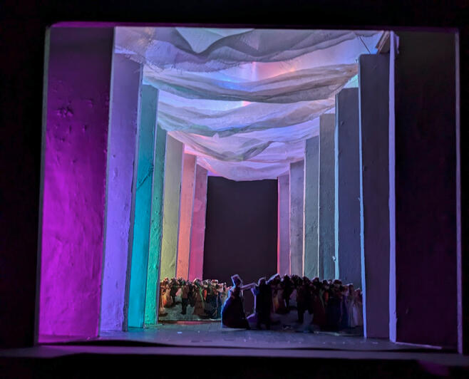 Dance, set maquette