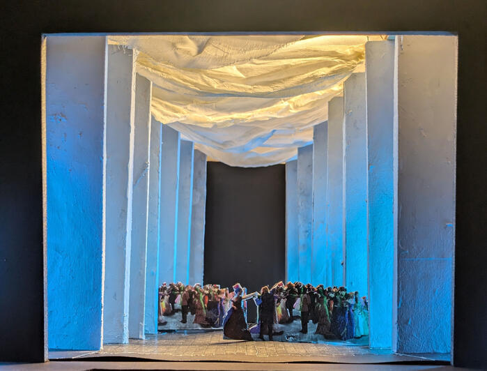 Opening, set maquette