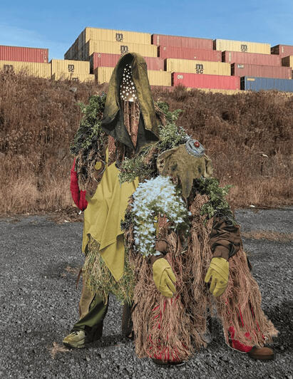 Costume design, photo collage
