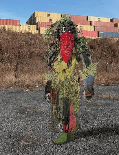 Costume design, photo collage